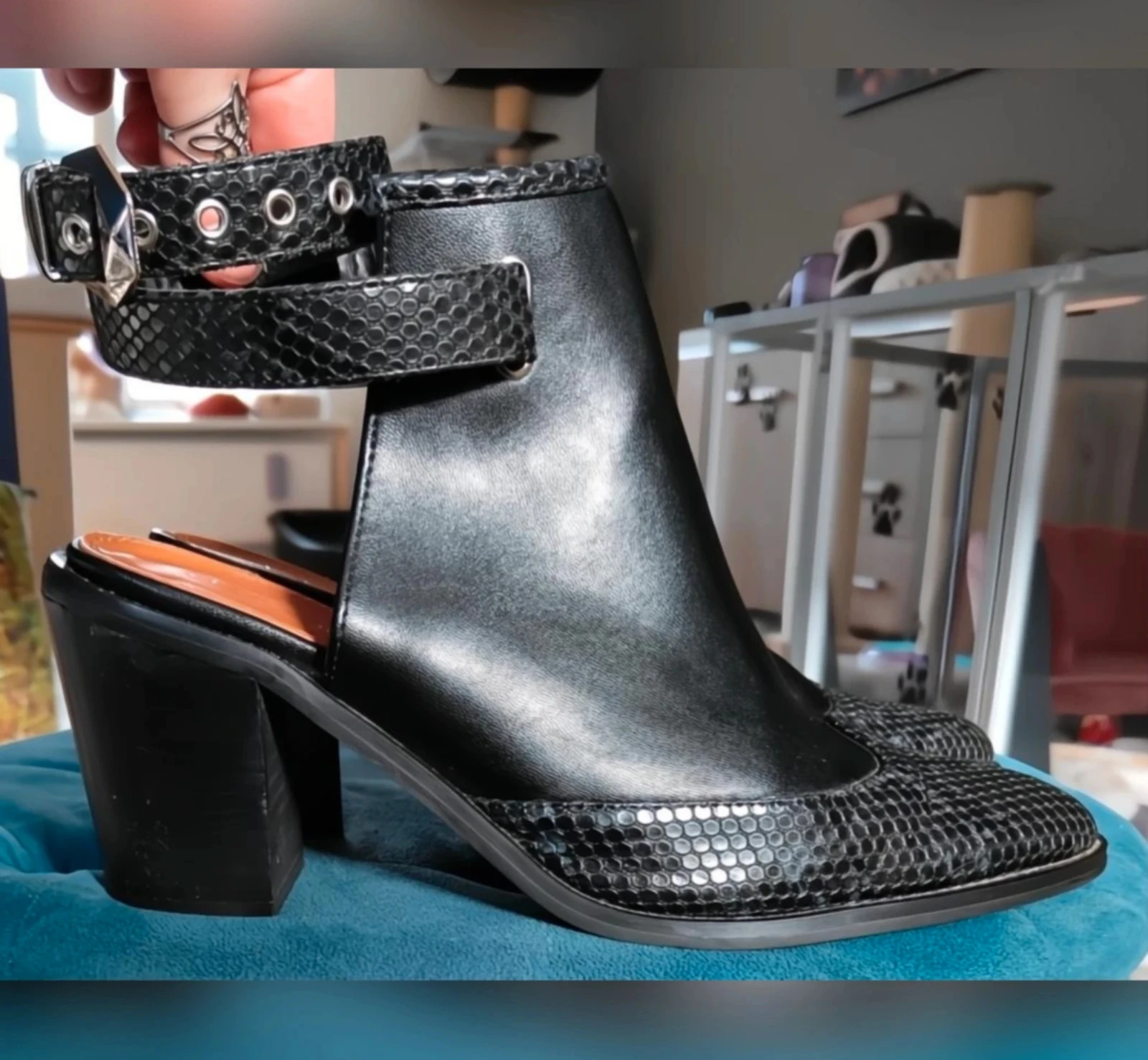 Zwarte Asos Design Ripley Western laarsjes maat 42